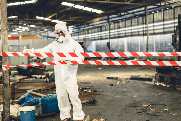 Professional Trauma Scene Cleanup technician working in Sumterville, FL